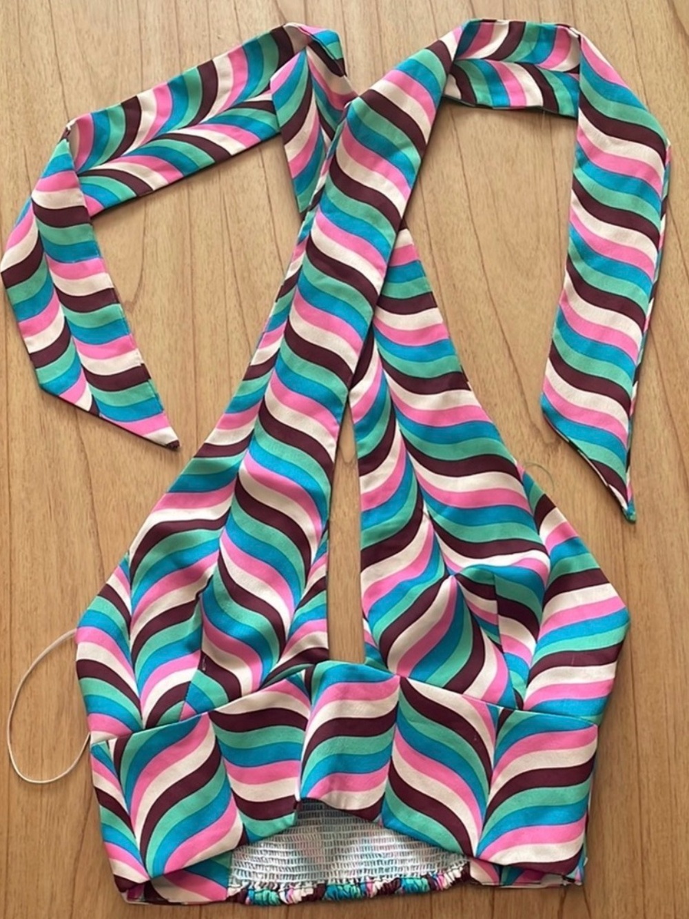 Zara Multicolor Striped Halter Top - S Like New